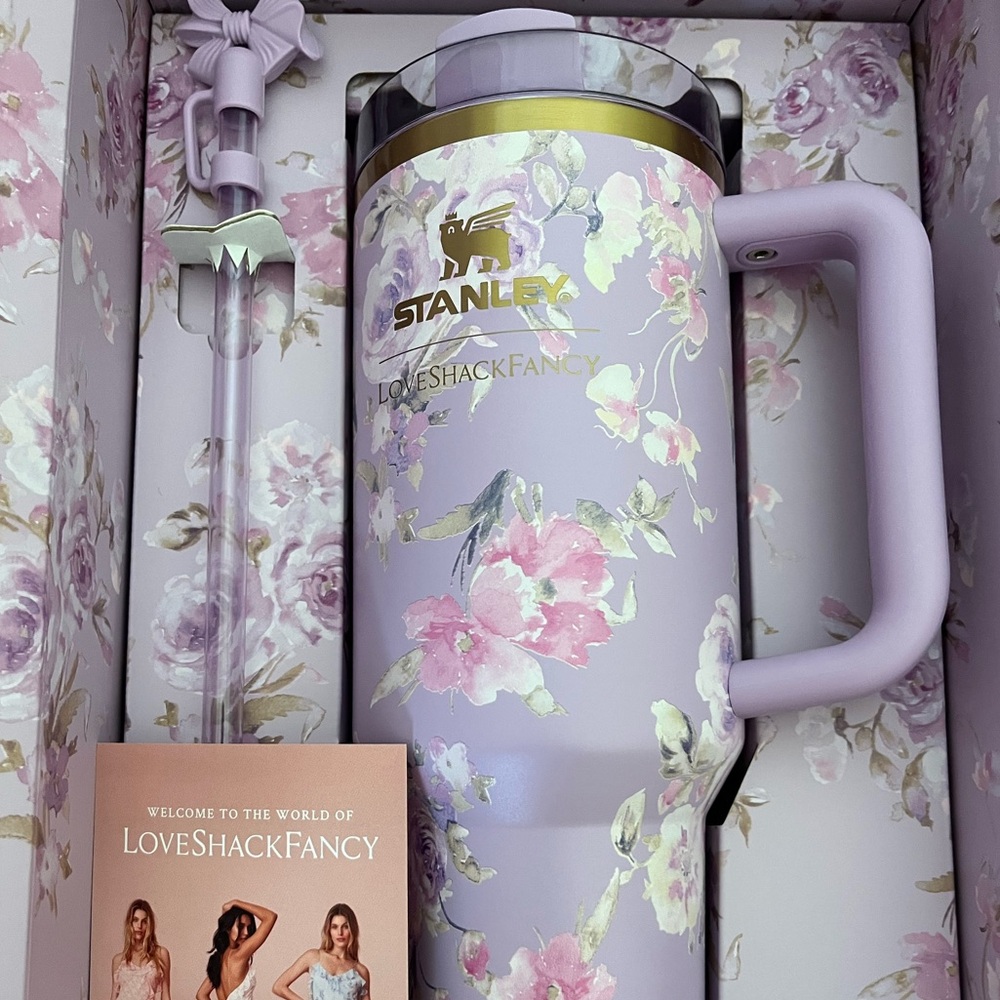 Love Shack Fancy Limited Supply/Edition Floral Stanley